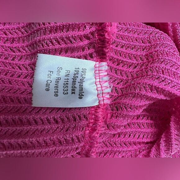 Southern Breeze Pink Bohemian Beach Tunic Size L - Picture 7 of 14